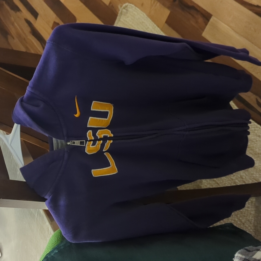 Nike LSU zip youth xl